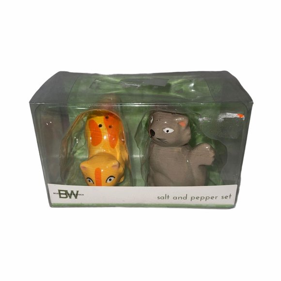 New BW Boston Warehouse Frisky Business Cats Salt - Picture 2 of 7